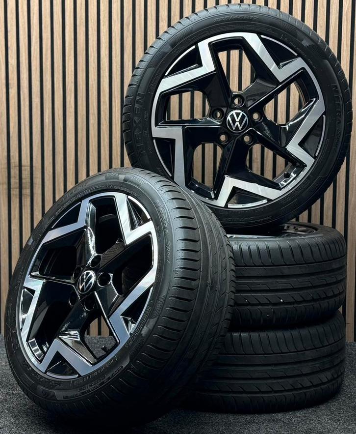 ZGAN! Originele 17 inch VW Golf 8 Coventry 5x112 225/45/17, Auto-onderdelen, Banden en Velgen, Banden en Velgen, Zomerbanden, 17 inch