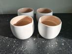 4 Nespresso Origin kopjes, zo goed als nieuw, Keramiek, Ophalen of Verzenden, Zo goed als nieuw, Overige stijlen