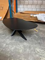 Organische salontafel 130x80cm black mango incl. spinpoot, Huis en Inrichting, Tafels | Salontafels, Ophalen, 100 tot 150 cm, Nieuw