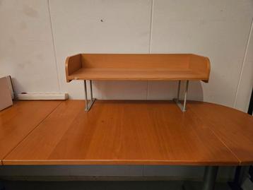 Ikea hoekbureau beuken fineer. - afbeelding 4