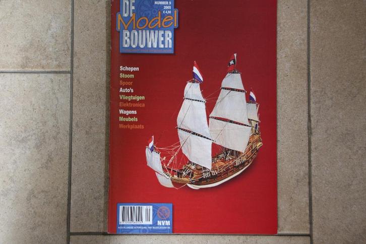 De Modelbouwer, tijdschrift voor de modelbouw. 2005. Nr 9., Hobby en Vrije tijd, Modelbouw | Overige, Nieuw, 1:50 tot 1:144, Ophalen of Verzenden