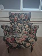 Ikea fauteuil met bloemenmotief, Ophalen, Gebruikt, Vintage, 75 tot 100 cm