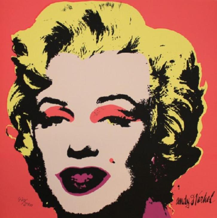 Andy Warhol Lithografie "Marilyn Monroe Créme Face " Gen Ges, Antiek en Kunst, Kunst | Litho's en Zeefdrukken, Ophalen of Verzenden