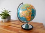 retro vintage wereldbol globe lamp tafellamp uit 1973, Verlicht, Gebruikt, Ophalen of Verzenden