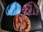 4 mutsen(3 zelf gebreid), Kleding | Dames, Mutsen, Sjaals en Handschoenen, Ophalen of Verzenden, Nieuw, Muts