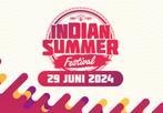 4x Tickets Indian Summer Festival, Tickets en Kaartjes, Drie personen of meer