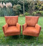 2x Jess fauteuils, Huis en Inrichting, Ophalen, Minder dan 75 cm, Leer, 50 tot 75 cm
