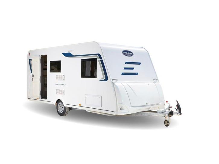 Caravelair Alba 466 compleet met voortent en stapelbed, Caravans en Kamperen, Caravans, Bedrijf, tot en met 6, 750 - 1000 kg, Treinzit