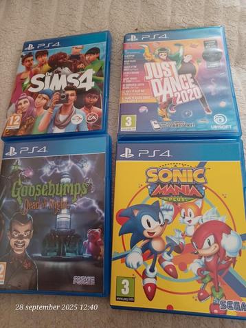 4x ps4 spellen 30€ beschikbaar voor biedingen