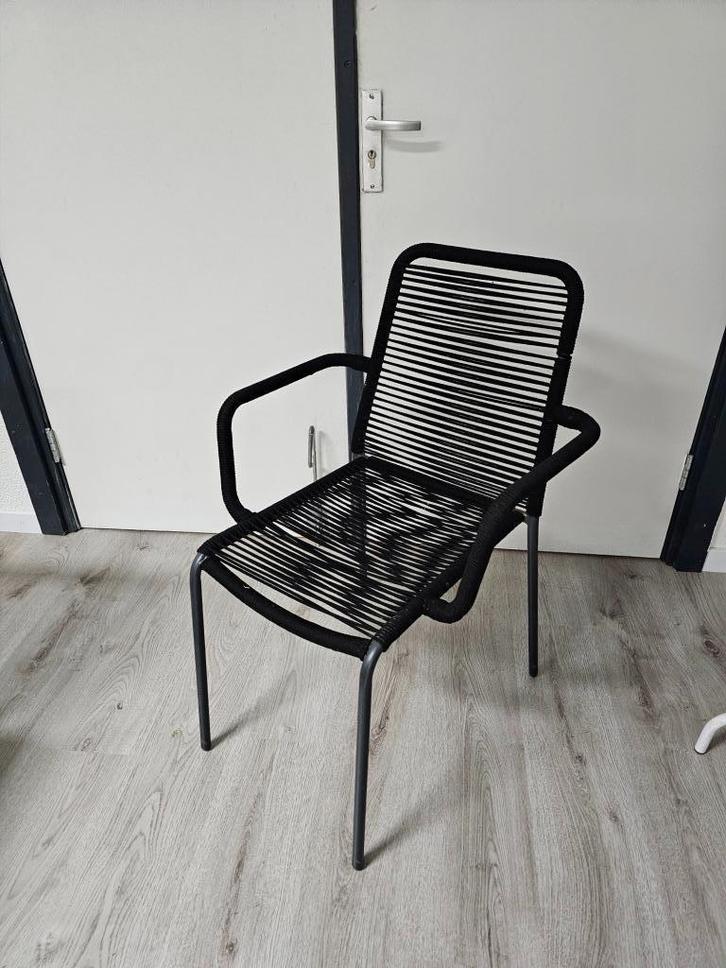4 leenbakker stapelstoelen / tuinstoelen voor €50,-, Huis en Inrichting, Stoelen, Gebruikt, Eén, Ophalen