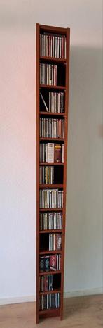 CD-kast /DVD-rek IKEA Benno (Gnedby) hout 202×20x17 z.g.st., Huis en Inrichting, Ophalen, Zo goed als nieuw, Hout, Cd's of Dvd's
