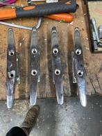 RVS Bootkikkers bolders cleet - Set van 4, Watersport en Boten, Ophalen of Verzenden, Gebruikt, Dekbeslag, Zeilboot of Motorboot