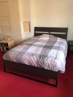 Ikea bed 140 x 200 cm inclusief matras, Ophalen, Gebruikt, Bruin, 140 cm