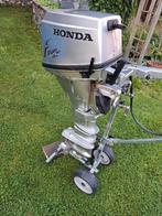 Honda 9.9pk langstaart  4takt met afstandbediening, Watersport en Boten, Buiten- en Binnenboordmotoren, Ophalen, Zo goed als nieuw