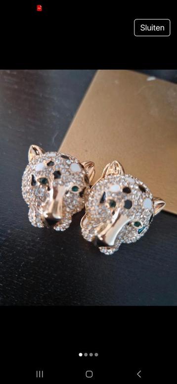 Nieuw - Panter Oorbellen van de SMTNG Fab. Collection beschikbaar voor biedingen