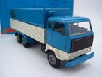 Tekno - Volvo F89 Huif Bakwagen in doosje 1:50, Hobby en Vrije tijd, Modelauto's | 1:50, Ophalen of Verzenden, Zo goed als nieuw