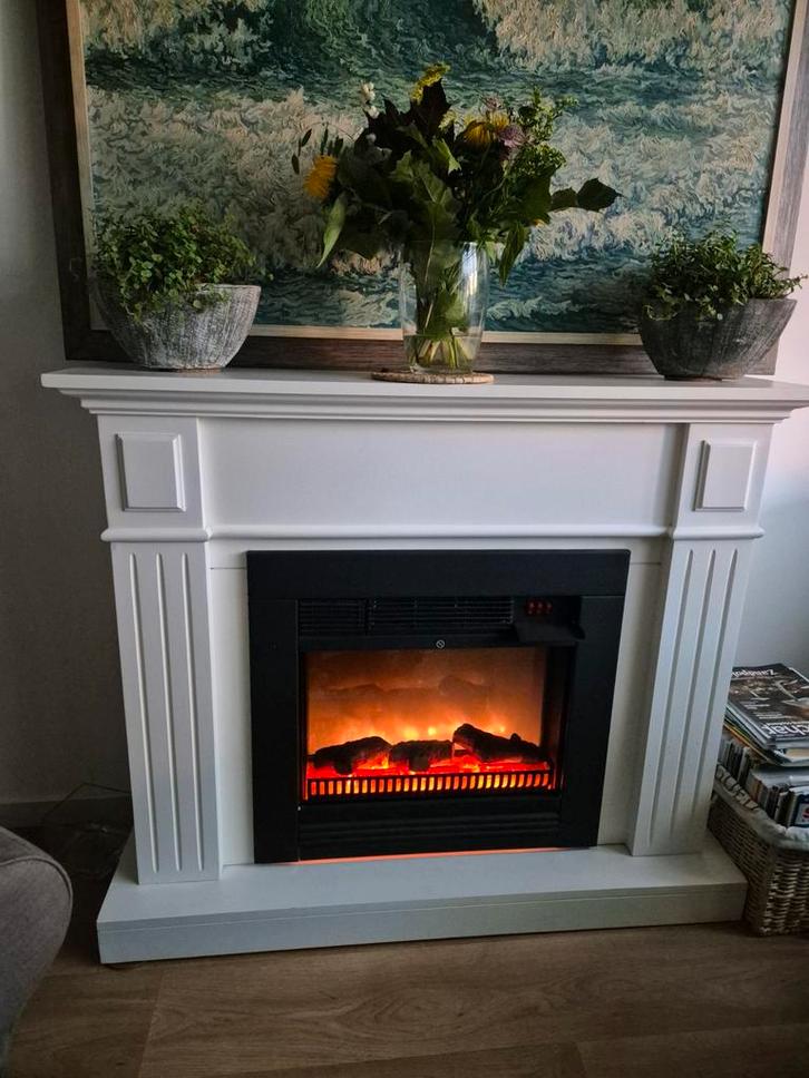 In goede staat, Huis en Inrichting, Haarden, Gebruikt, Elektrische haard, Ophalen