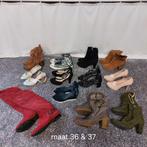 Partij/ pakket 24 dames schoenen maat 36/37, Overige kleuren, Lage of Enkellaarzen, Ophalen of Verzenden, Zo goed als nieuw
