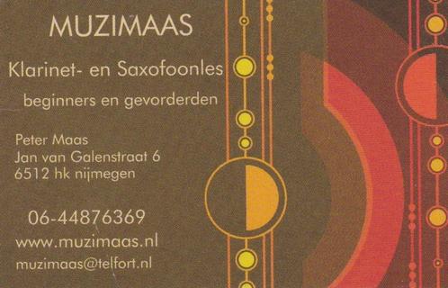 KLarinet- en Saxofoonles Nijmegen, Diensten en Vakmensen, Muziekles en Zangles, Blaasinstrumenten