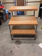 Mooie brood en/of precentatie kar op wieltjes, Ophalen, Zo goed als nieuw