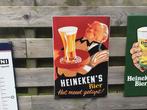 Heineken emaillebord, Ophalen, Gebruikt, Reclamebord