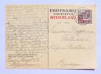 Briefkaart overdruk 5 cent over 3 1/2 cent Ned Indië LAREN., Ophalen of Verzenden, Briefkaart