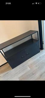 Industriële TV Meubel - IJzer, 110cm, Huis en Inrichting, Ophalen, 100 tot 150 cm, Zo goed als nieuw, Minder dan 100 cm
