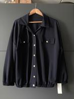 Jasje met kraag en knopen donker blauw €25,-, Ophalen of Verzenden, Nieuw, Maat 46/48 (XL) of groter, Blauw