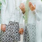 Sundanese Bruidsjurk - Indonesische Traditie, Ophalen, Zo goed als nieuw, Wit, Trouwjurk