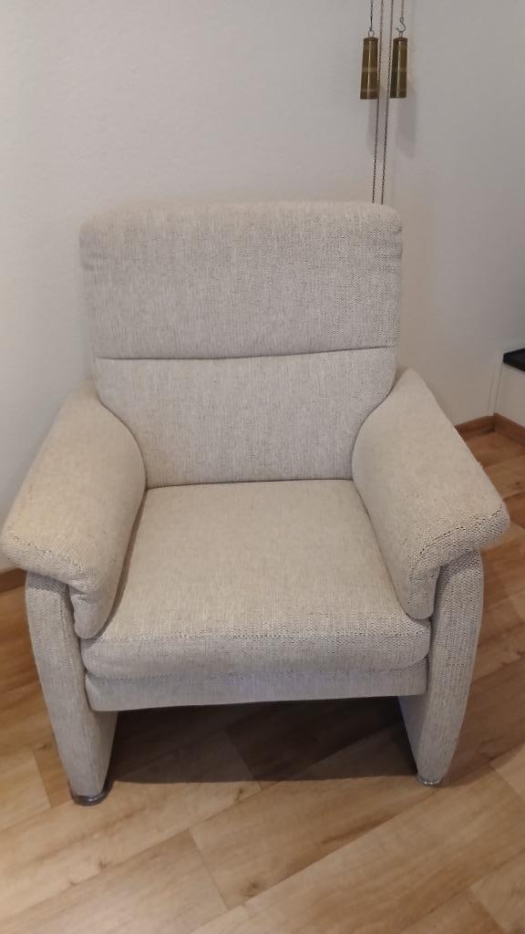 stoel stoelen Fauteuils 2 stuks. goede zit creme W.Schillig, Huis en Inrichting, Fauteuils, Gebruikt, Stof, 50 tot 75 cm, 75 tot 100 cm