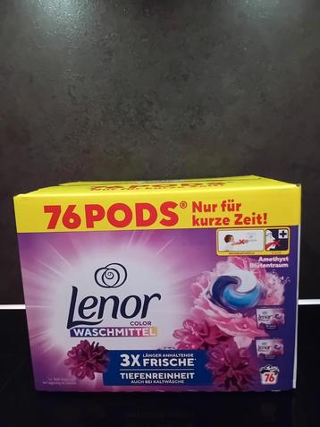Lenor Color Wasmiddel Pods - 76 stuks beschikbaar voor biedingen