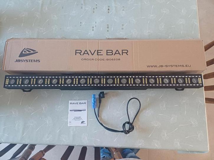 JB Systems Rave Bar, Muziek en Instrumenten, Licht en Laser, Nieuw, Licht, Geluidgestuurd, Kleur, Stroboscoopeffect, Ophalen of Verzenden