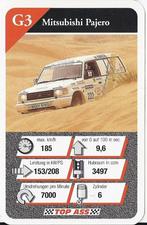 Kw20055 verzamelplaatje g3 mitsubishi pajero, Ophalen of Verzenden, Zo goed als nieuw, Auto's