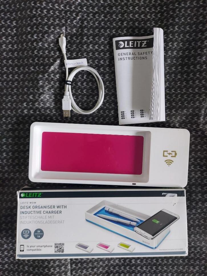 Desk WOW Organiser Leitz Roze, Diversen, Bureau-accessoires, Zo goed als nieuw, Ophalen of Verzenden