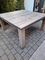 Vierkante tuintafel 150x 150 hoog78, Tuin en Terras, Tuintafels, Ophalen of Verzenden, Zo goed als nieuw, Rechthoekig, Hout