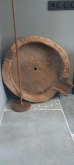 Grote houten trog/schaal hoffz, Tuin en Terras, Ophalen, Zo goed als nieuw, Overige materialen