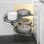 Milano Hoekkeukenkast Organizer links – 45 cm – Antraciet, Huis en Inrichting, Keuken | Keukenelementen, Nieuw, Minder dan 100 cm