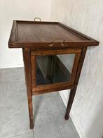 Antieke theekastje met bijpassende spiegel, Antiek en Kunst, Antiek | Meubels | Kasten, Ophalen