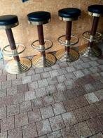 Zeer zware degelijke barkrukken 4 stuks, 2 krukken, Ophalen of Verzenden, Zo goed als nieuw, 60 tot 90 cm