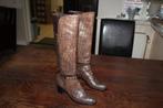 Vero cuoio Italy chique leren laarzen mt 38 SUPERKOOPJE, Hoge laarzen, Vero cuoio, Bruin, .