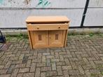 Houten kastje met lade en deurtjes, Minder dan 50 cm, Gebruikt, Ophalen of Verzenden, Modern