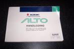 Gebruikershandleiding SUZUKI ALTO   1994/2002, Ophalen of Verzenden