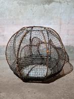 Oude antieke metalen fuik zweeds kreeftenfuik krabbenfuik, Gebruikt, G, G, Ophalen of Verzenden