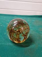 papier presse glas bol bruin golvend, Ophalen of Verzenden, 'T Olde Gre-j, Info@toldegrej.nl, Endepoelstraat 20f Didam