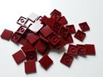 NIEUW: Tile 2x2 DARK RED, Lego, Nieuw, Ophalen of Verzenden, X