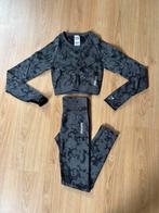 Gymshark sport set adapt seamless, Zwart, Ophalen of Verzenden, Maat 34 (XS) of kleiner, Fitness of Aerobics