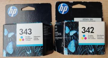 HP printerinkt 342 en 343 beschikbaar voor biedingen
