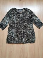 groen/zwart blouse met tijgerprint merk Sao Paulo maat 38, Maat 38/40 (M), Verzenden, Zo goed als nieuw, Sao Paulo