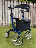 Travixx Deluxe M - Medipoint rollator +tas+rugband Topstaat!, Ophalen, Opvouwbaar, Zo goed als nieuw