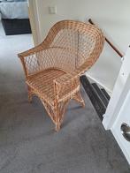 Rieten stoel, Huis en Inrichting, Stoelen, Ophalen, Gebruikt, Bruin, Riet of Rotan